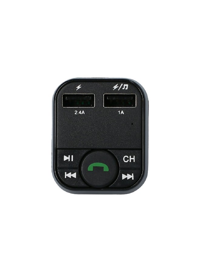WAGAN Durable ABS Plastic Bluetooth Hands-Free Sturdy FM Transmitter Black 4.6 x 15.2 x 7.6 cm 2036 - Image 4